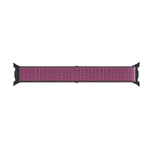Samsung Galaxy Watch 8 - 44mm Nylon Strap (Crimson Berry)
