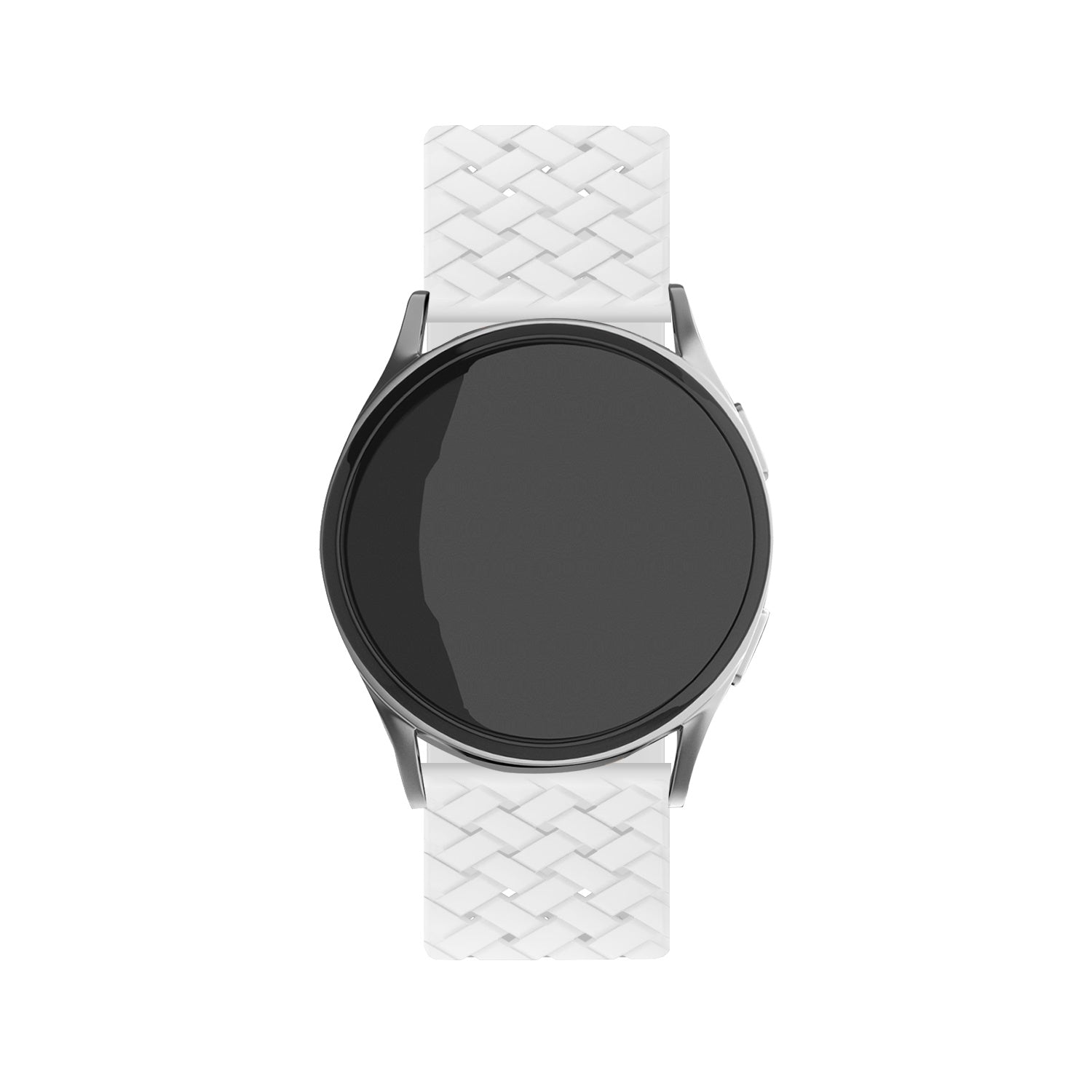 Withings ScanWatch 2 - 42mm Geflochtenes Silikonarmband (Weiß)