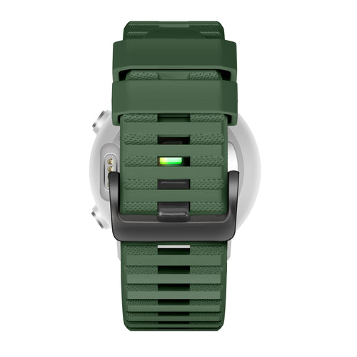 Bandz Garmin Fenix 8 Pro - 51mm Buckled Silicone Strap (Dark Green)