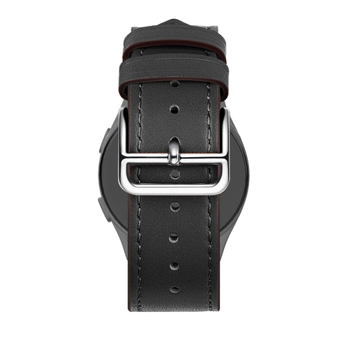 Bandz Coros Apex 4 - 42mm Lederarmband 'Deluxe' (Schwarz)