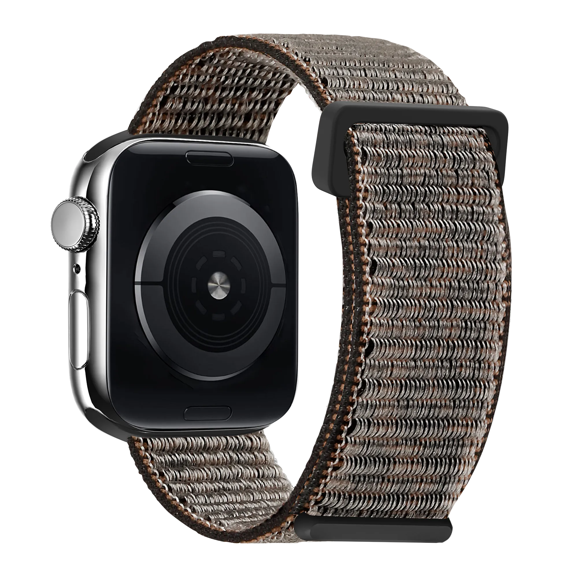 xoxo Wildhearts Apple Watch Nylonarmband (Schwarz Leopard)