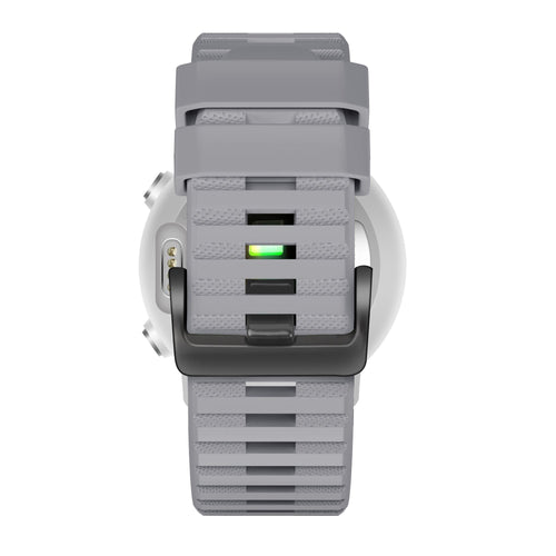 Bandz Garmin Descent G2 Buckled Silicone Strap (Grey)