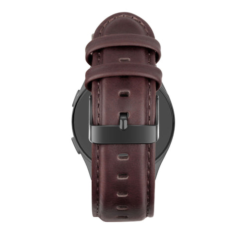 Bandz Redmi Watch 5 Lite Leather Strap 'Classic' (Dark Brown)