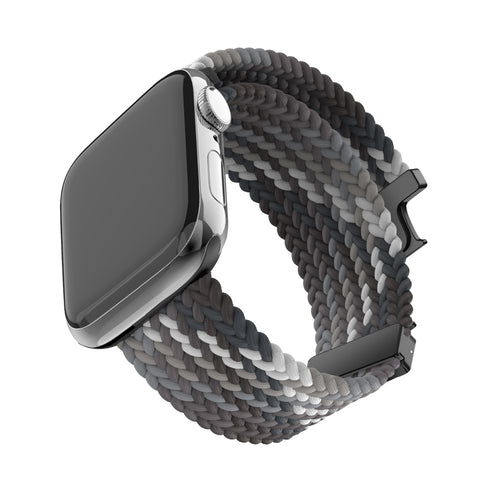 Bandz Apple Watch Ultra Geflochtenes Armband mit P-Schnalle (Mandala Schwarz)