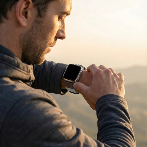Apple Watch Canvas Armband (Grau)