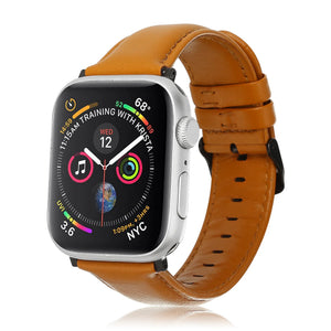 Apple Watch Lederarmband (Hellbraun)