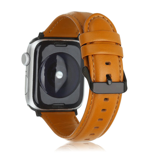 Apple Watch Lederarmband (Hellbraun)
