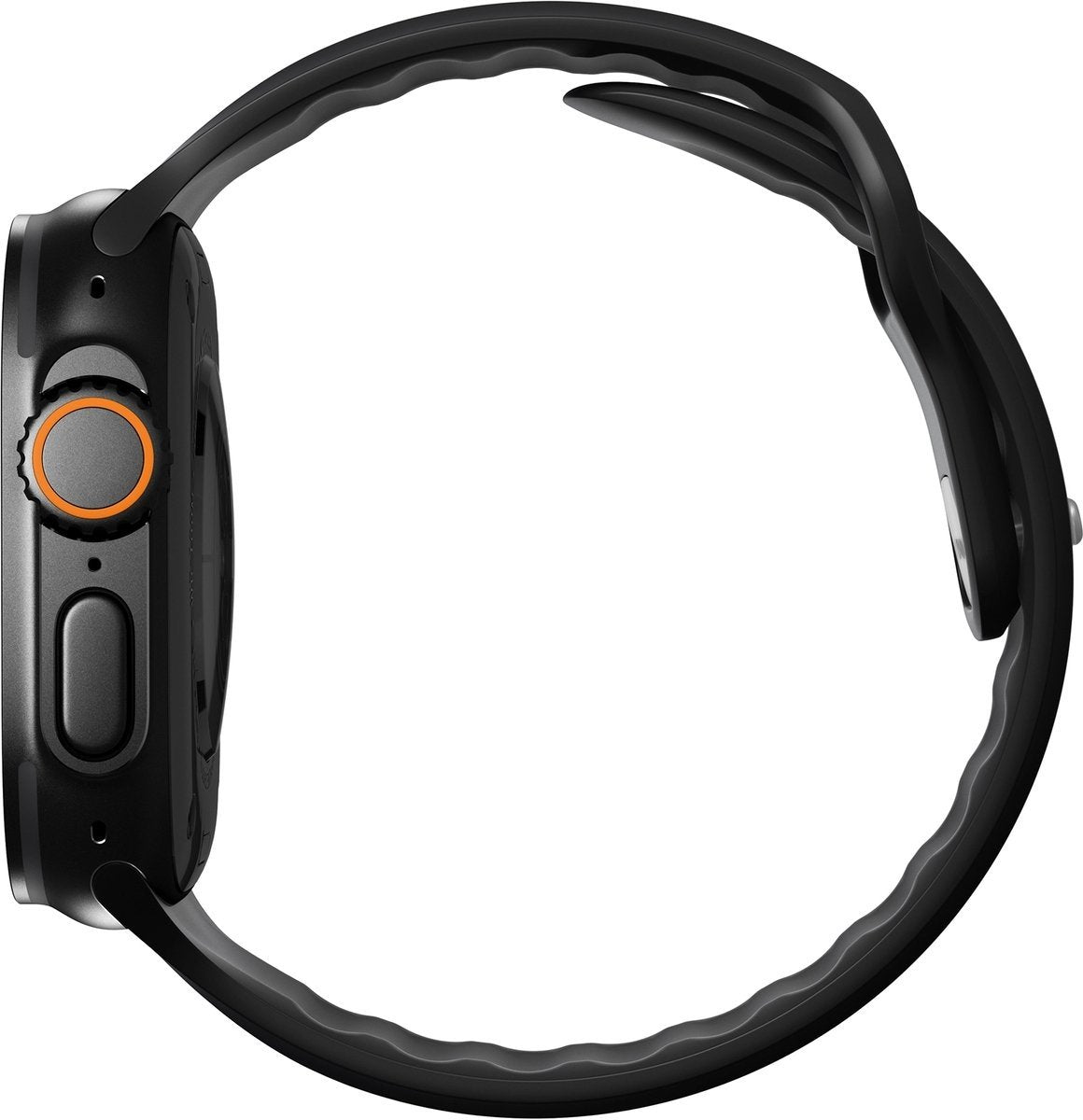 Nomad Apple Watch Silikon Tempo Armband (Schwarz)