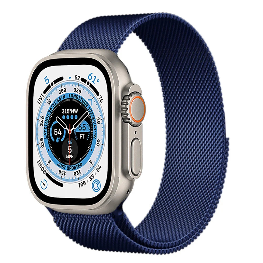 Apple Watch Ultra Milanese-Armband (Blau)
