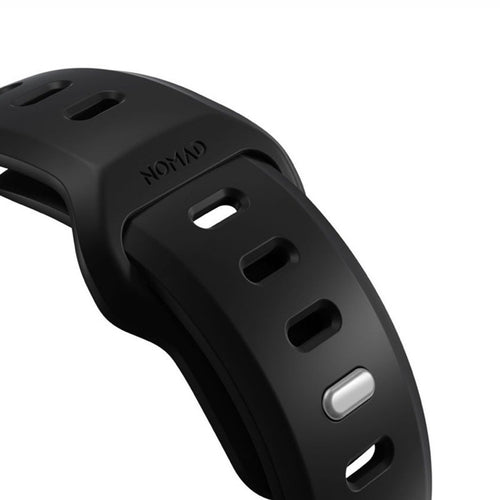 Nomad Apple Watch Silikon Tempo Armband (Schwarz)