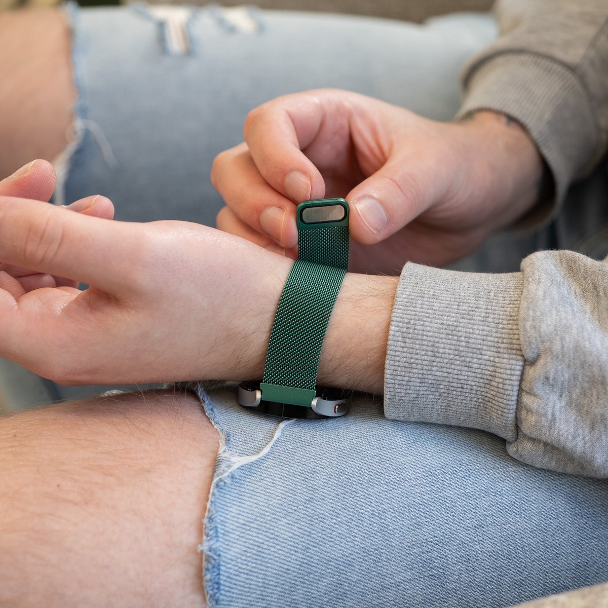 Samsung Galaxy Watch 6 - 40mm Milanese-Armband (Grün)