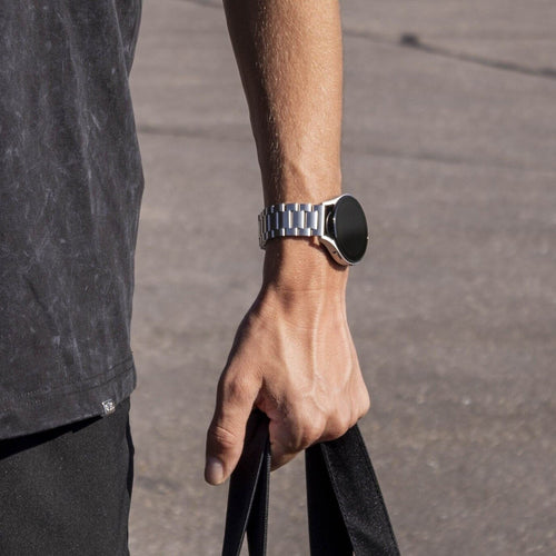 BALR Samsung Galaxy Watch 4 44mm Stahl Gliederarmband (Silber)