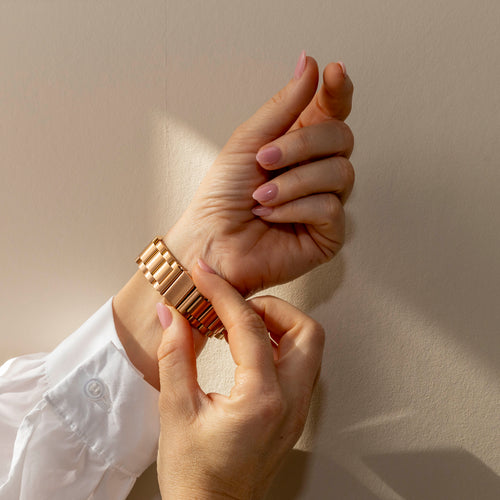 Huawei Watch GT 5 Pro - 42mm Steel Strap (Rose Gold)