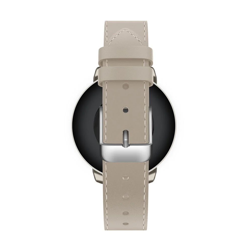 Uhrenarmband Leder 14mm - Schnellverschluss (Beige)