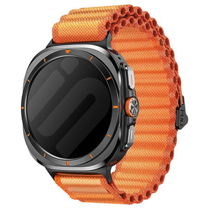 Samsung Galaxy Watch Ultra Outdoor Nylonarmband (Orange)