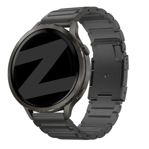 venu 2s titanium link band black