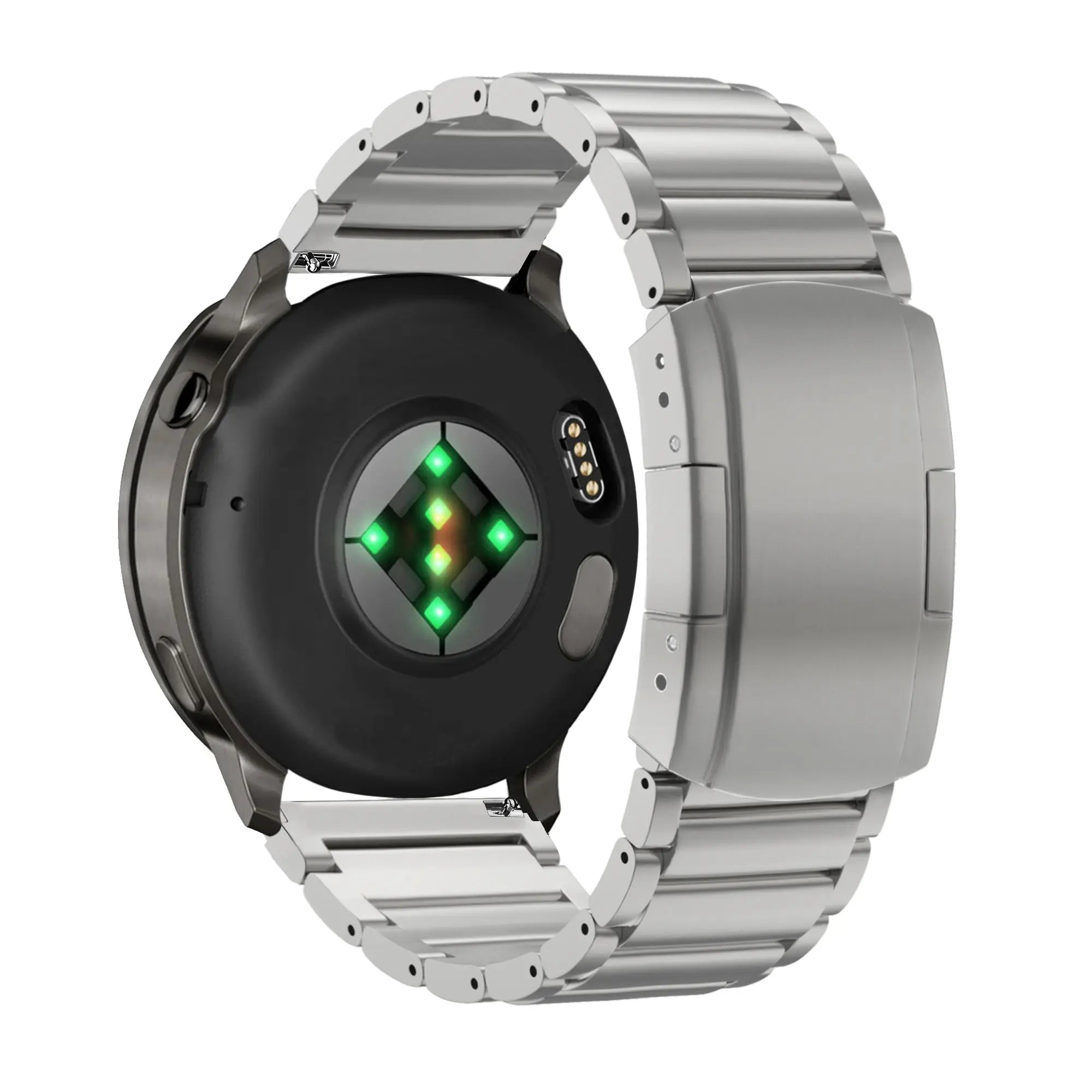 Bandz Garmin Venu 4 - 41mm Titanium Link Strap (Silver)