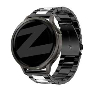 Bandz Garmin Venu 3 Steel Strap 'Classic' (Black/Silver)