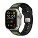 Apple Watch Premium Outdoor Silicone Strap (Army Green/Black)