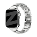 Bandz Apple Watch Premium Metallarmband 'Twisted' (Silber)