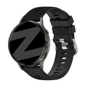Bandz Garmin Forerunner 265s Silikonarmband 'Deluxe' (Schwarz)