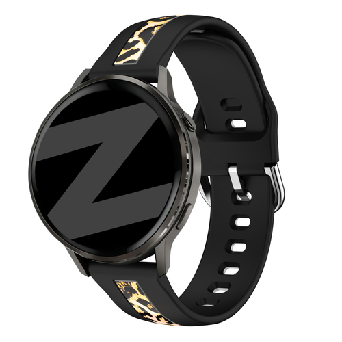 Bandz Gard Pro Health Smartwatch 3 - 41mm Dual Leopard Strap (Black)