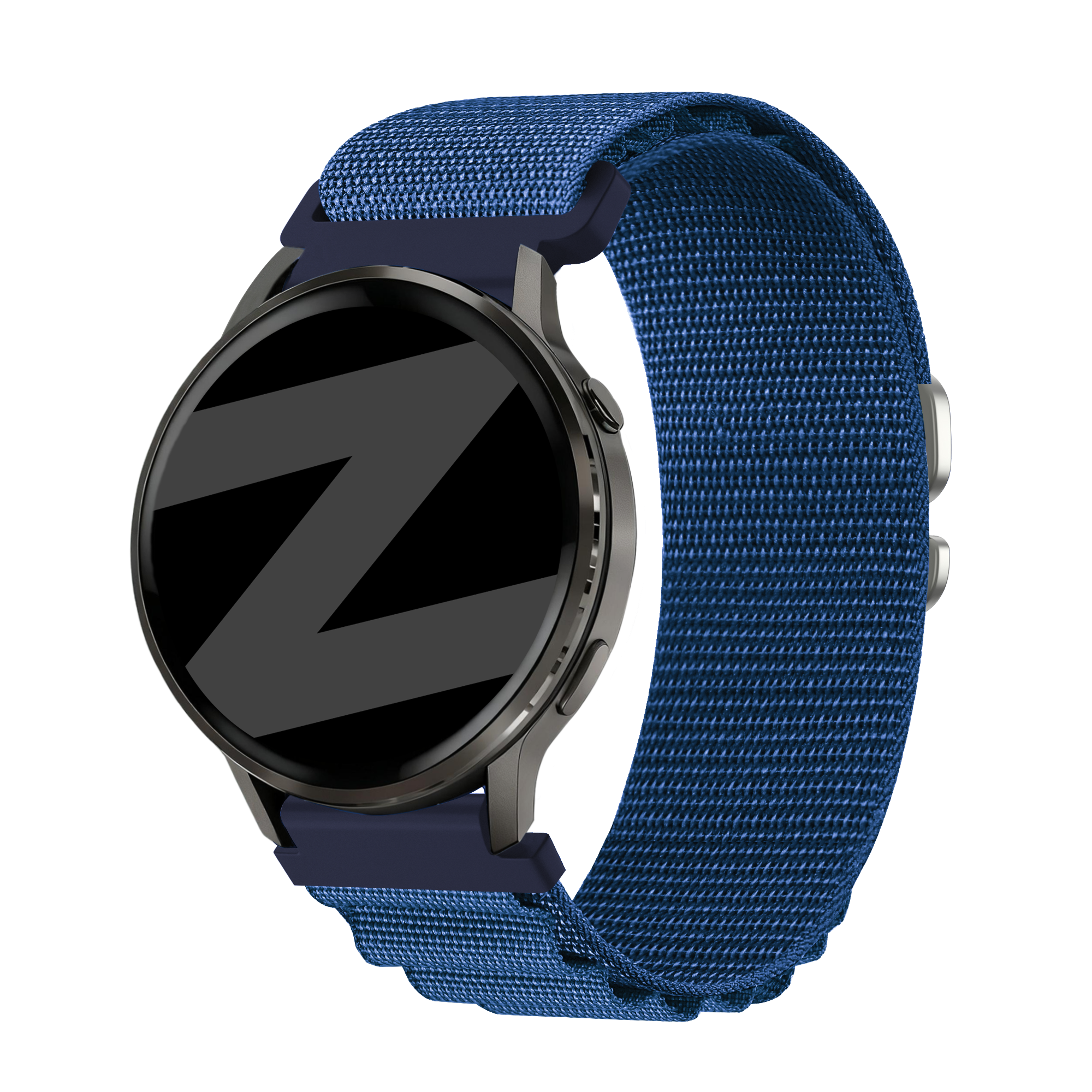 Bandz Garmin Forerunner 255 Alpine Nylon Strap (Blue)