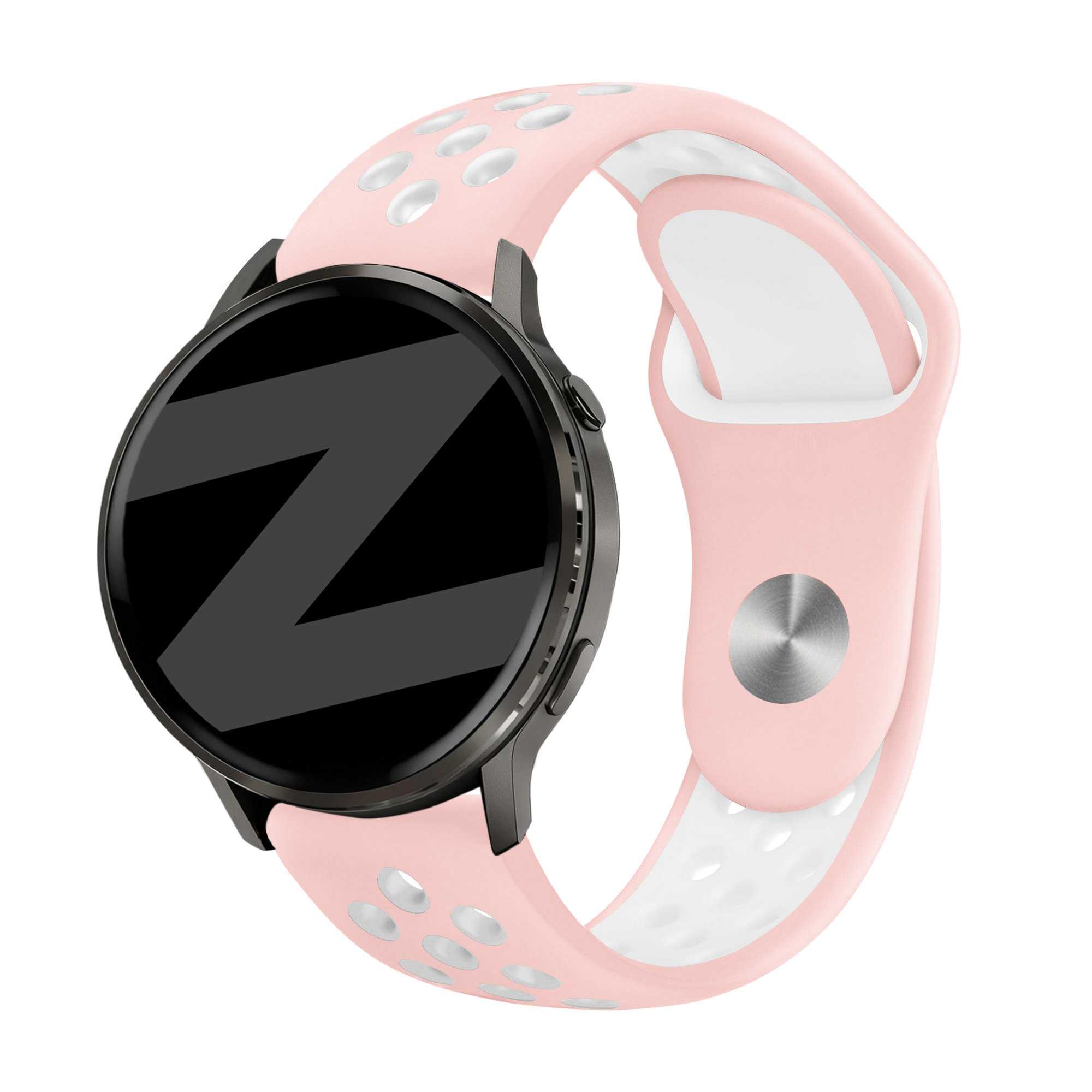 Bandz Garmin Vivoactive 3 Sport Strap 'Deluxe' (Pink/White)