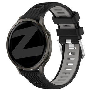 Bandz Garmin Vivomove 3s Sportarmband mit Schnalle (Schwarz/Grau)