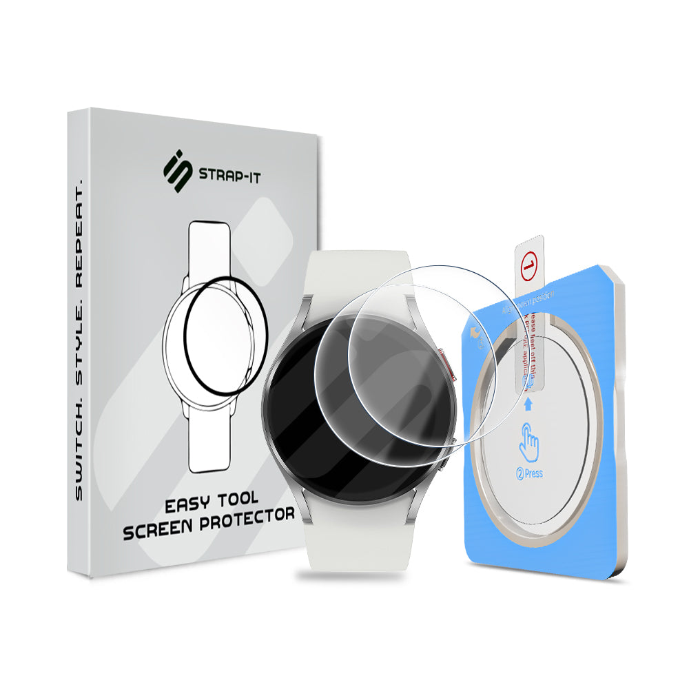Displayschutzfolie mit 'One-Click Tool' - Samsung Galaxy Watch 4 - 44mm
