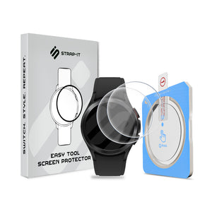 Displayschutzfolie mit 'One-Click Tool' - Samsung Galaxy Watch 4 Classic 42mm