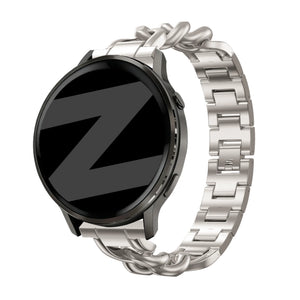 Bandz Huawei Watch GT 7 - 41mm Metal Strap 'Chains' (Starlight)