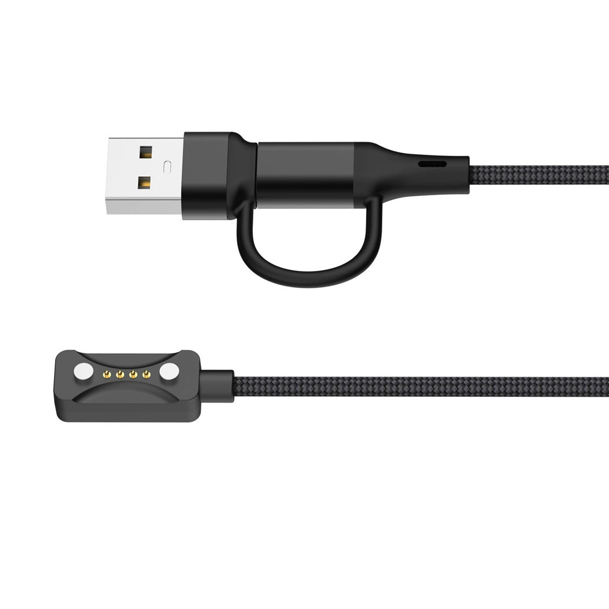 Strap-it USB-A & C 2in1 Braided Polar Grit X2 Pro Charger