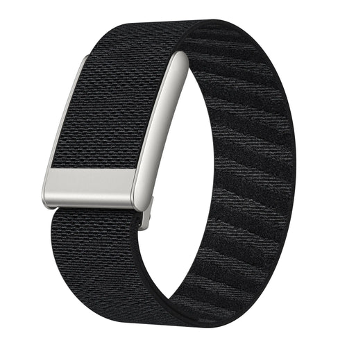 Kompatibel mit Whoop 5.0 Nylonarmband (Schwarz)