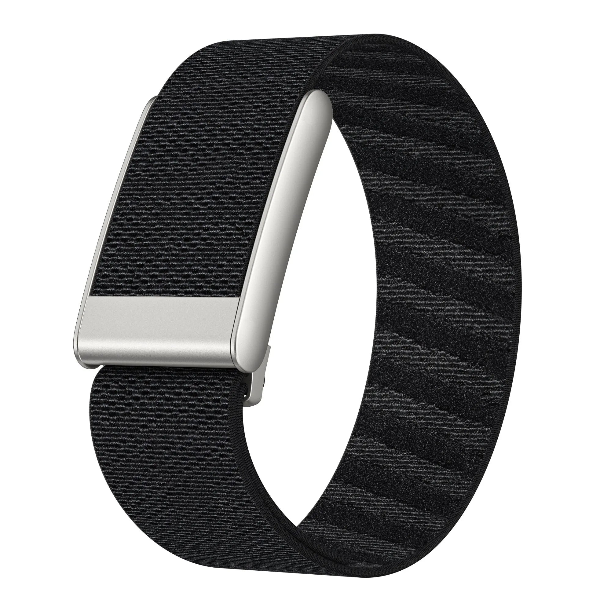 Kompatibel mit Whoop 5.0 Nylonarmband (Schwarz)