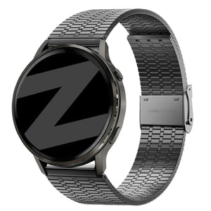 Bandz Garmin D2 Air X15 Verstellbares Stahlarmband (Schwarz)
