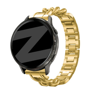 Bandz OnePlus Watch 3 - 43mm Metal Strap 'Chains' (Gold)