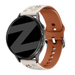 Bandz Garmin Approach S42 Silicone Strap 'Flowers' (Starlight/Brown)