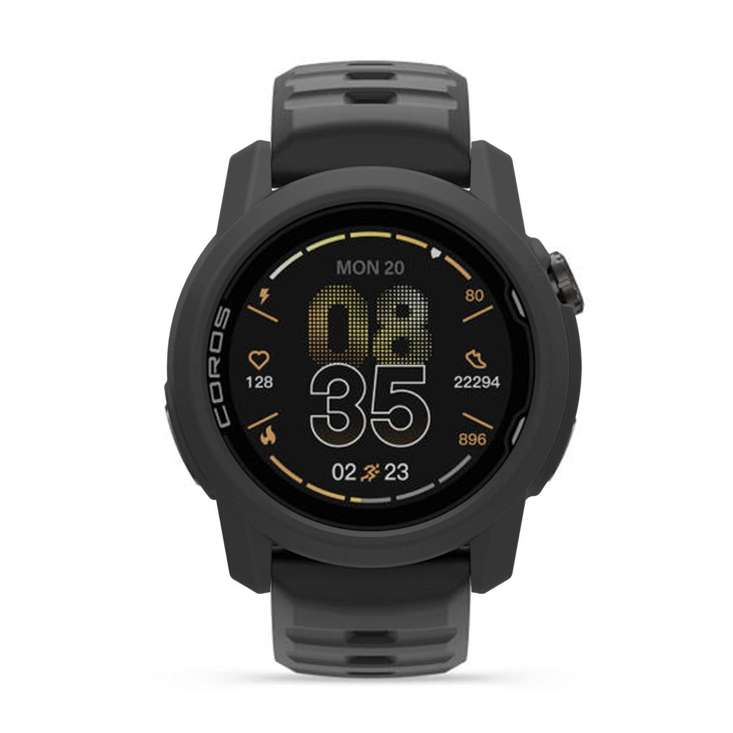 Coros Apex 4 - 46mm Silikon-Hülle (Schwarz)