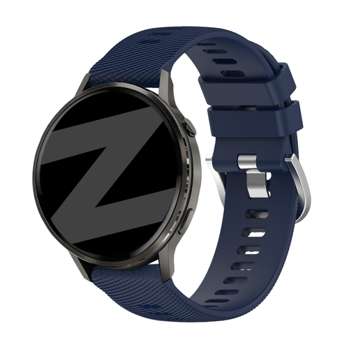 Bandz Garmin Vivoactive 4s Silikonarmband 'Deluxe' (Dunkelblau)