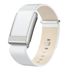 Kompatibel mit Whoop 5.0 Lederarmband (Weiß)
