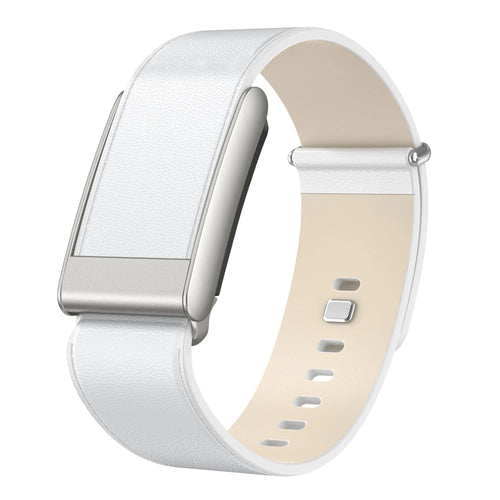 Kompatibel mit Whoop 5.0 Lederarmband (Weiß)
