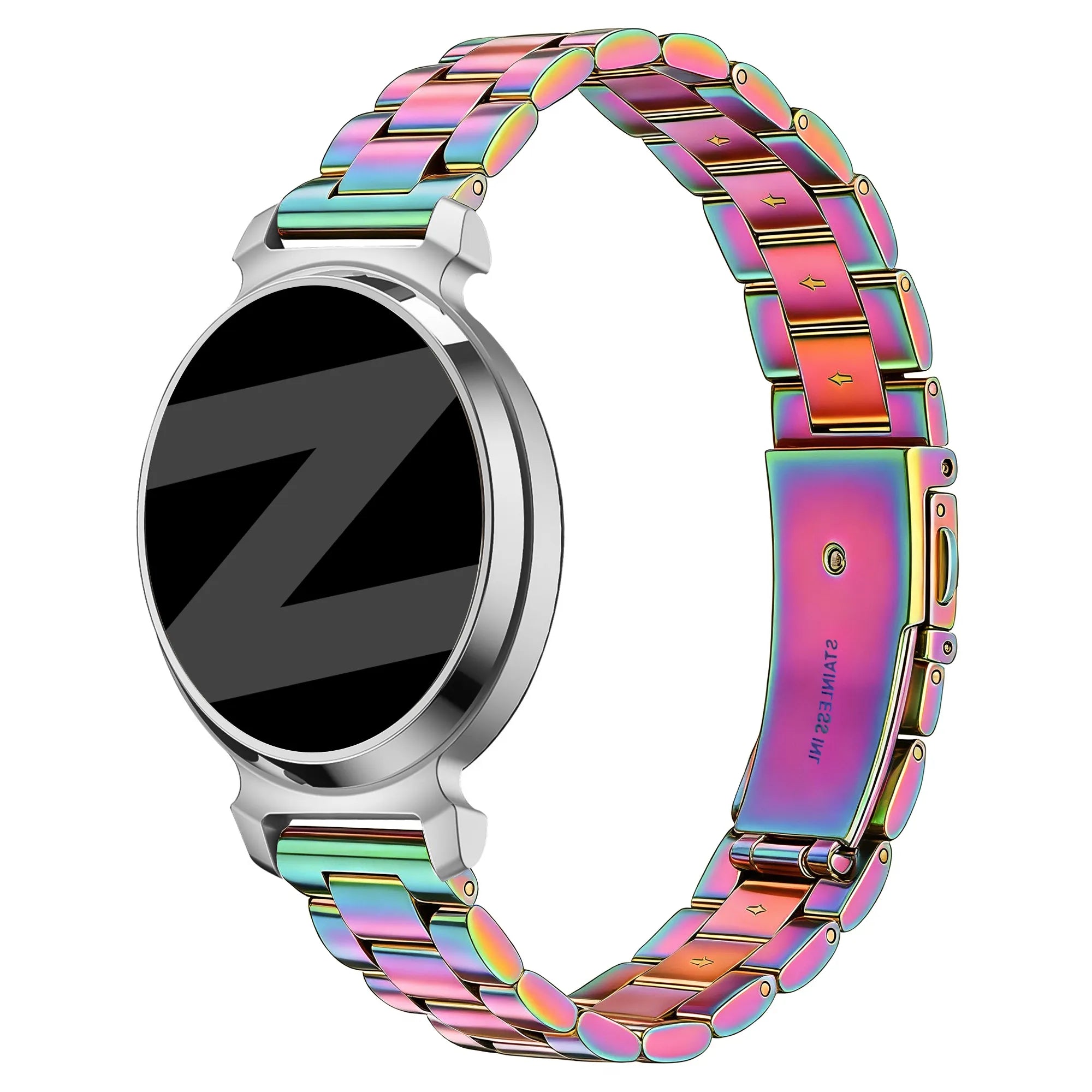 Bandz Garmin Lily 2 Steel Strap 'Classic' (Rainbow)