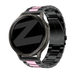 Bandz Garmin Venu 2s Stahlarmband 'Classic' (Schwarz/Rosa)
