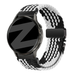 Bandz Garmin Vivoactive 3 Braided Strap 'Parachute' (Black/White)
