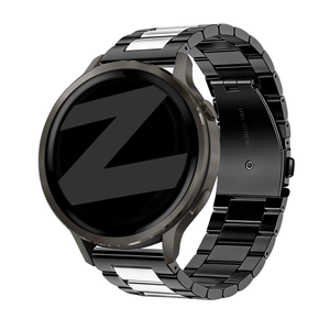 Bandz Garmin Vivoactive 4 Stahlarmband 'Classic' (Schwarz/Silber)