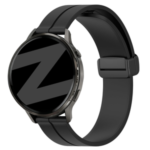 Bandz Garmin Venu 4 - 45mm Silikonarmband mit D-Schnalle (Schwarz)