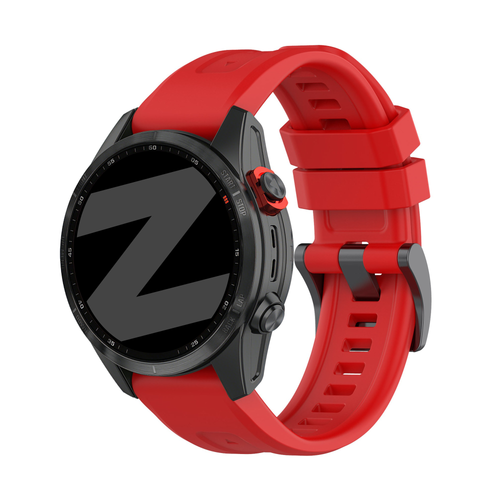 Bandz Garmin Fenix 7 Silikonarmband 'Classic' (Rot)