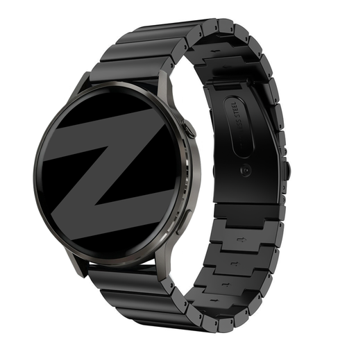 Bandz Garmin Venu 3 Stahlarmband 'One Bead' (Schwarz)