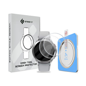 Displayschutzfolie mit 'One-Click Tool' - Samsung Galaxy Watch 4 Classic 46mm